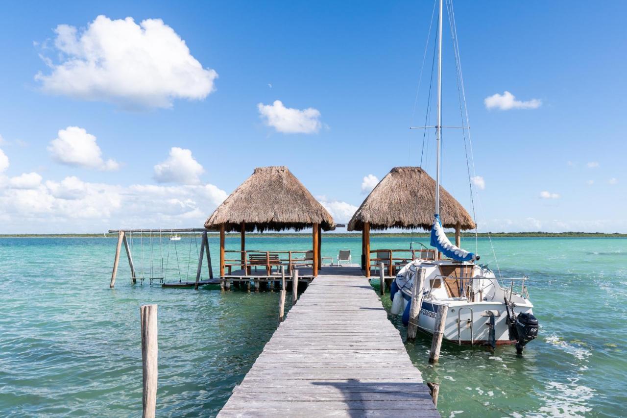 Exclusive Palafito @ Bacalar Lagoon Front Eksteriør billede
